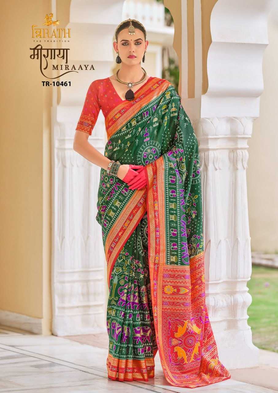 YNF SOFT SILK TRIRATH KESH235 MIRAAYA CLOTHING BRANDS WHOLESALE SAREES MANUFACTURER