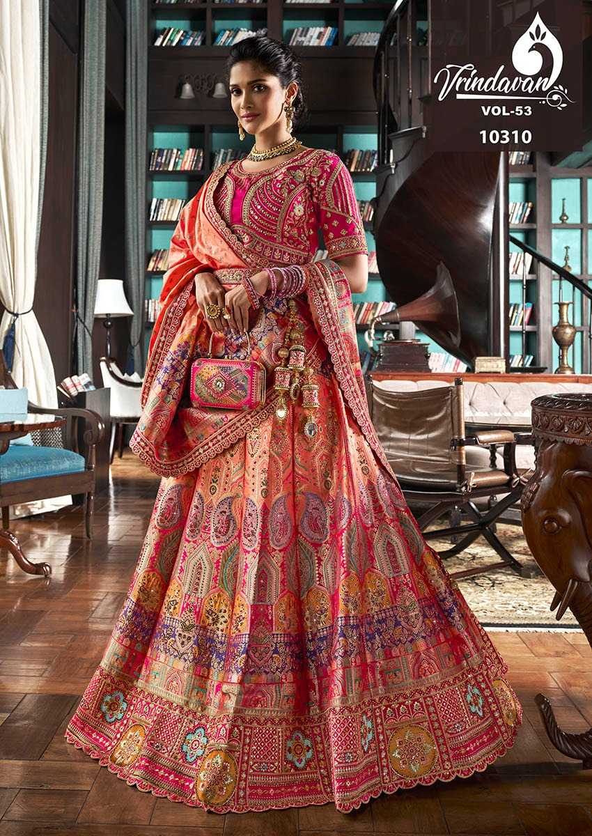 YNF SOFT SILK VRINDAVAR KESH235 VOL 53 CLOTHING BRANDS WHOLESALE LEHENGA MANUFACTURER