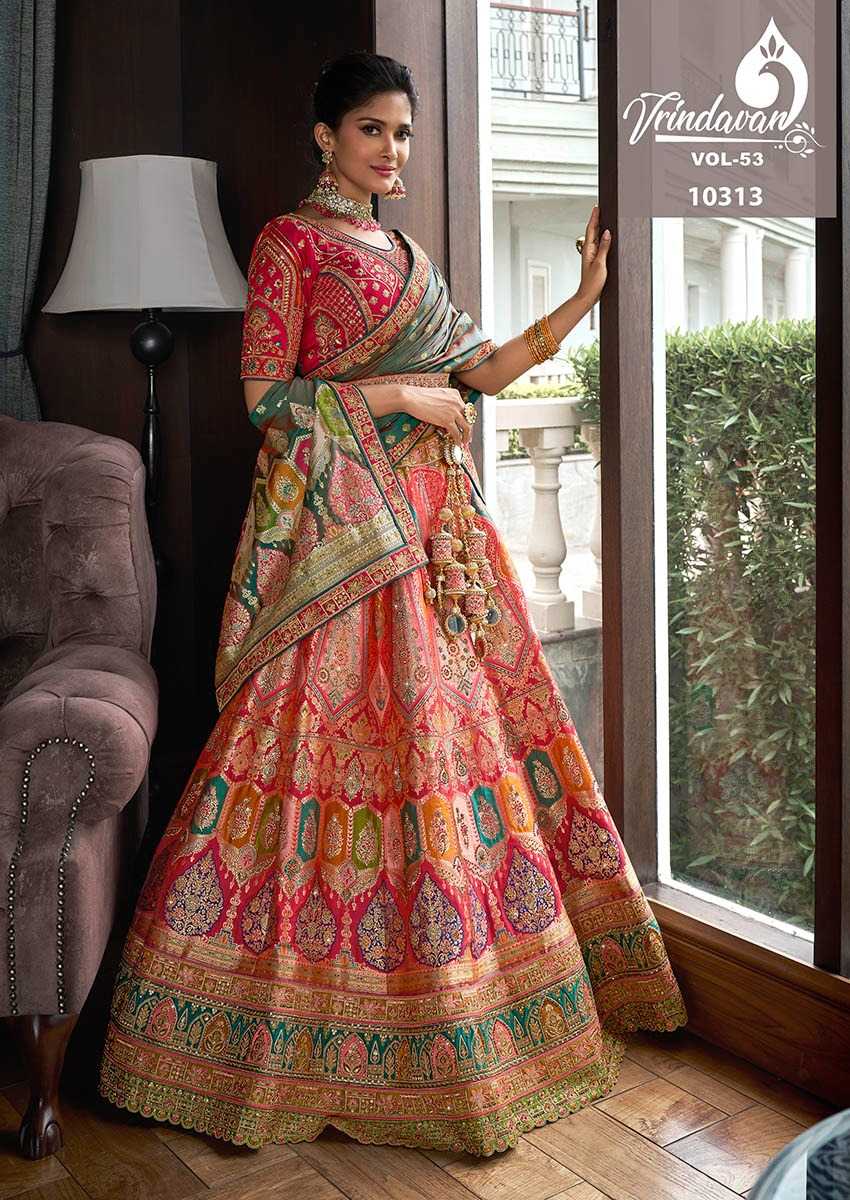 YNF SOFT SILK VRINDAVAR KESH235 VOL 53 CLOTHING BRANDS WHOLESALE LEHENGA MANUFACTURER