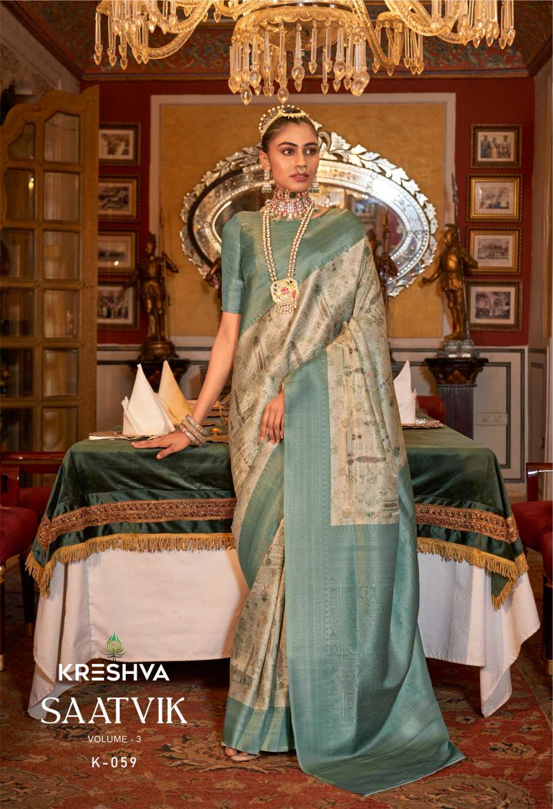 YNF TUSSAR SILK SINDHURI KESH235 SAATVIK-3 CLOTHING BRANDS WHOLESALE SAREES MANUFACTURER