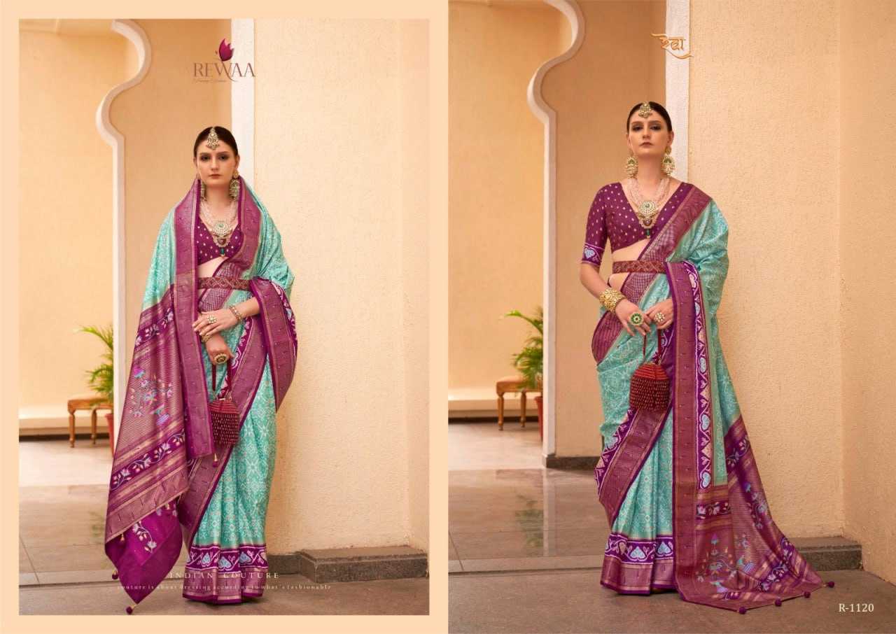 YNF VISCOSE SILK KESH113 Patola Hit Series CLOTHING BRANDS WHOLESALE REWAA SAREES MANUFACTURER