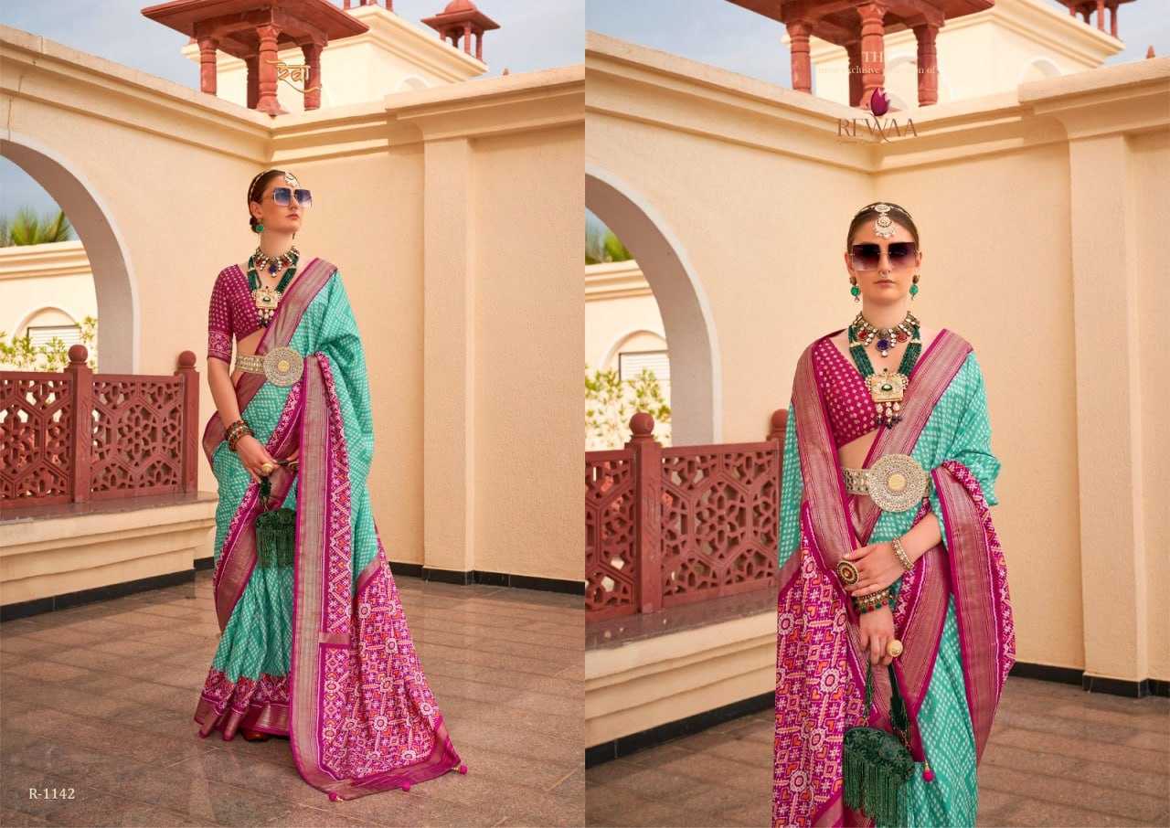 YNF VISCOSE SILK KESH113 Patola Hit Series CLOTHING BRANDS WHOLESALE REWAA SAREES MANUFACTURER