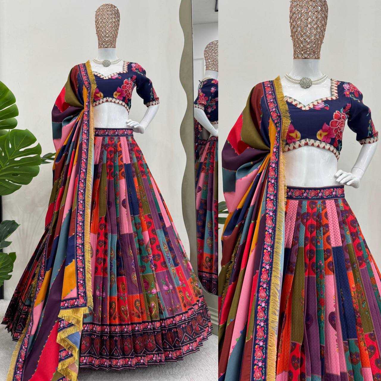 YNF AMERICAN SILKRIN162 309 LEHENGAS WHOLESALE WEDDING DESIGNER SILK LEHENGAS WITH DUPATTA AND BLOUSE MANUFACTURE