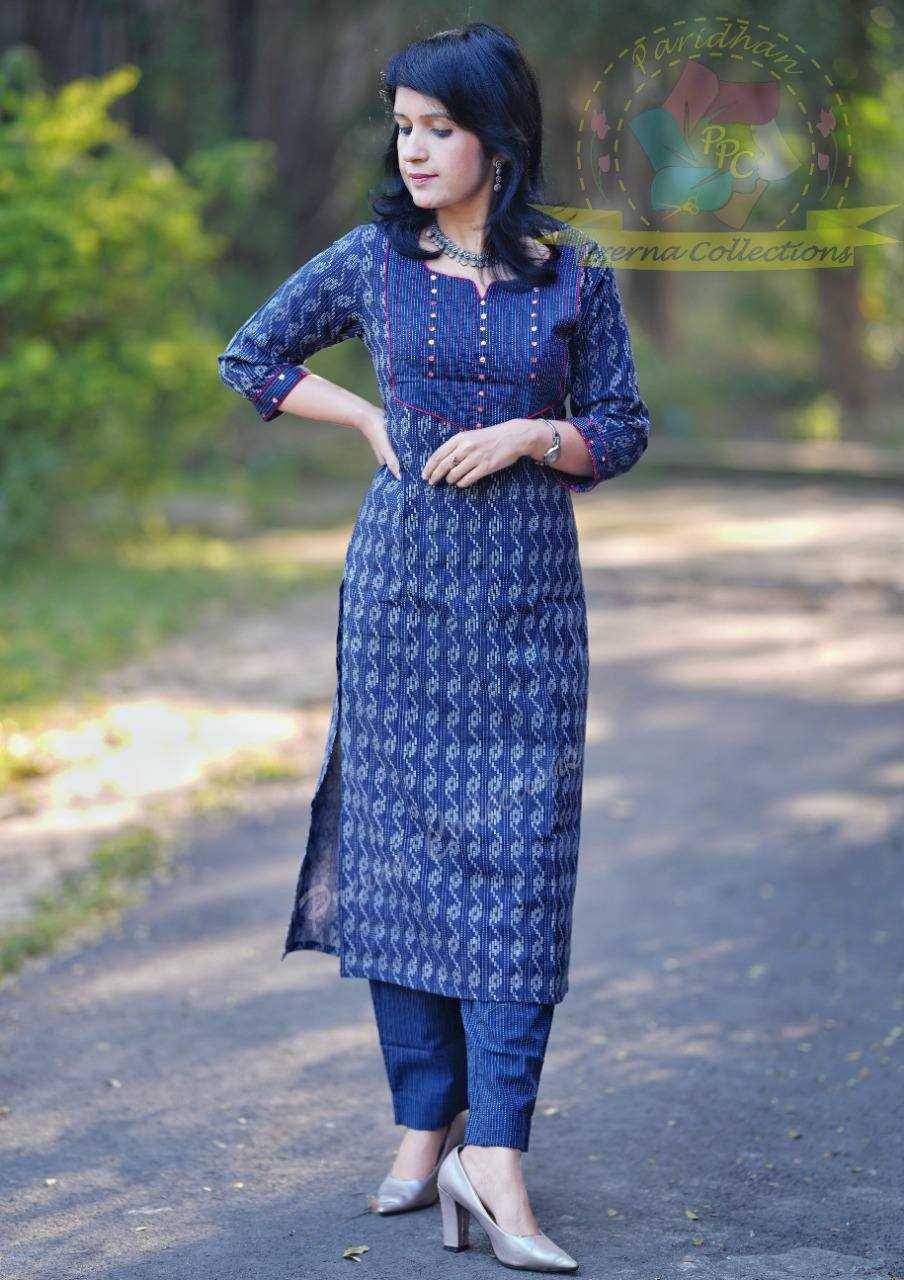 YNF CHANDERI SILK RIN131 MANSA KURTIS WHOLESALE CASUAL PRINTED BLUE KURTI WITH BOTTOM KURTIS MANUFACTURER