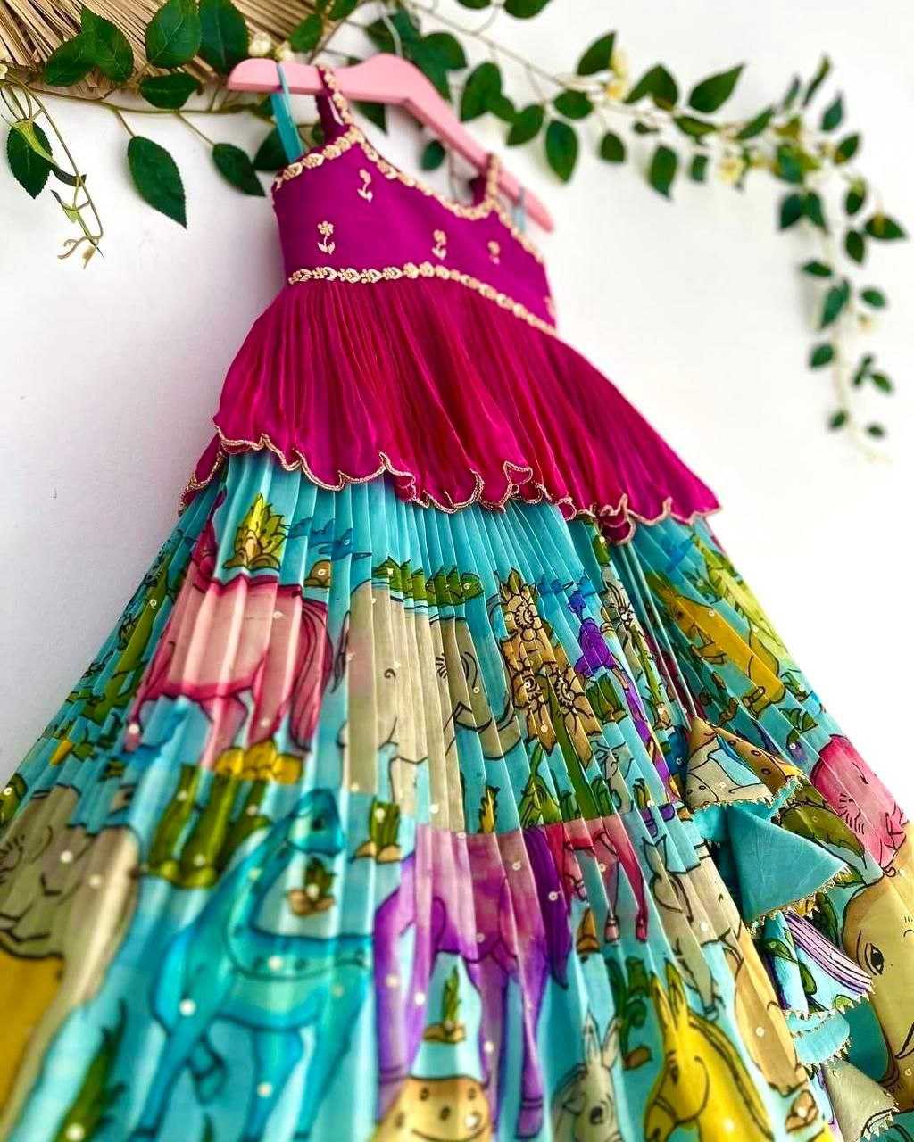 YNF CHINON SILK KESH168 MNT49 KIDS WEAR WHOLESALE KIDS LEHENGA KIDS TRADITIONAL OUTFITS KIDS LEHENGA CHOLI KIDS FESTIVE WEAR KIDS WEDDING OUTFITS MANUFACTURER