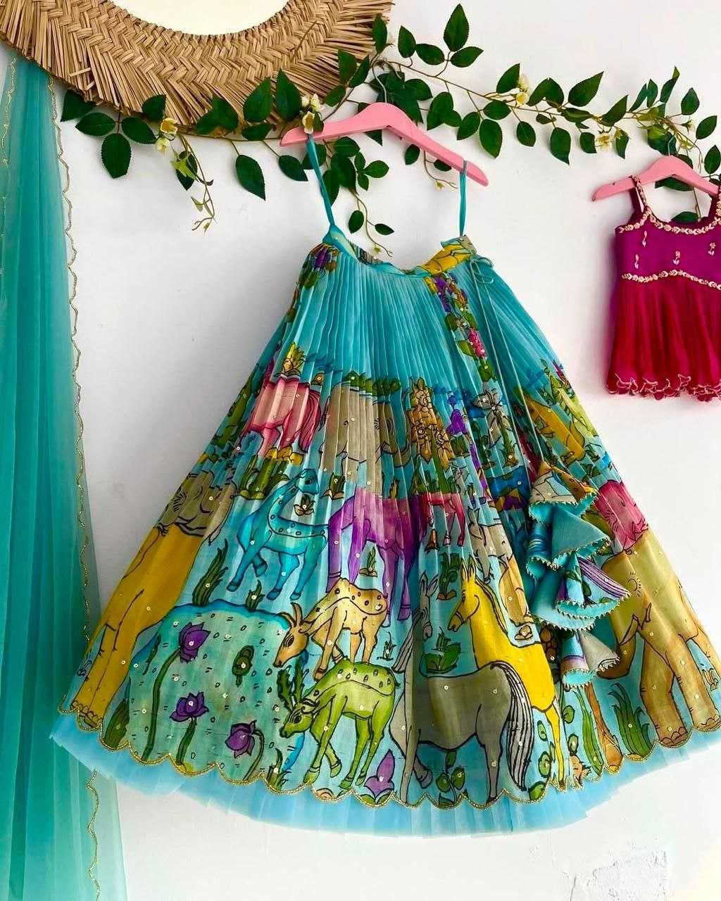 YNF CHINON SILK KESH168 MNT49 KIDS WEAR WHOLESALE KIDS LEHENGA KIDS TRADITIONAL OUTFITS KIDS LEHENGA CHOLI KIDS FESTIVE WEAR KIDS WEDDING OUTFITS MANUFACTURER