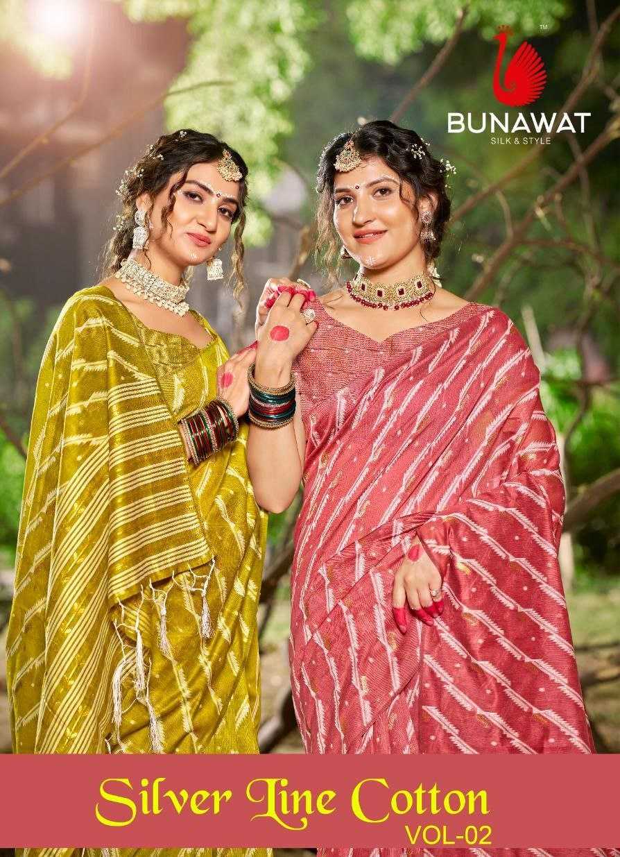 YNF COTTON BUNAWAT RIN195 VOL-02 CLOTHING BRANDS WHOLESALE SAREES MANUFACTURER