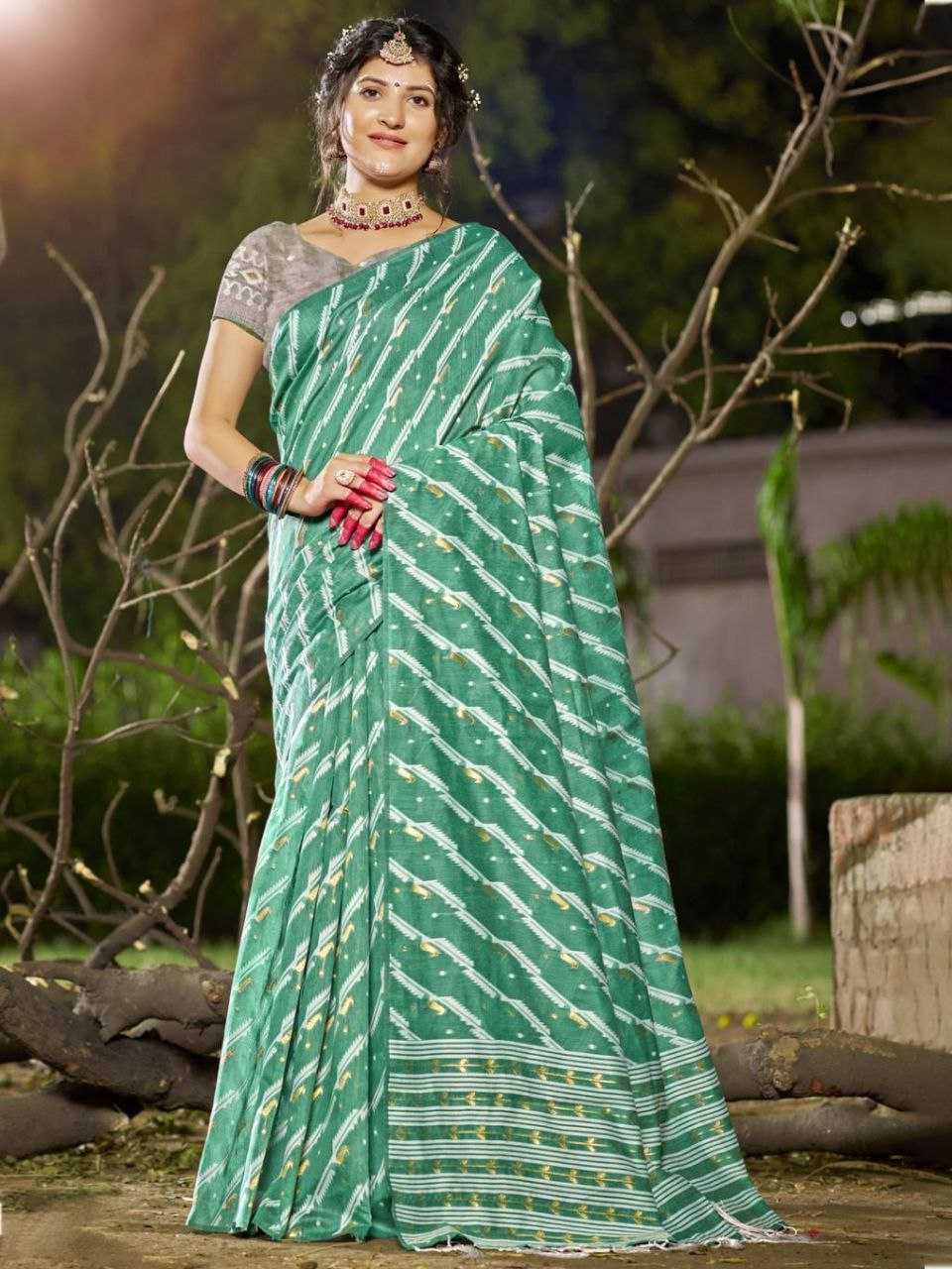 YNF COTTON BUNAWAT RIN195 VOL-02 CLOTHING BRANDS WHOLESALE SAREES MANUFACTURER