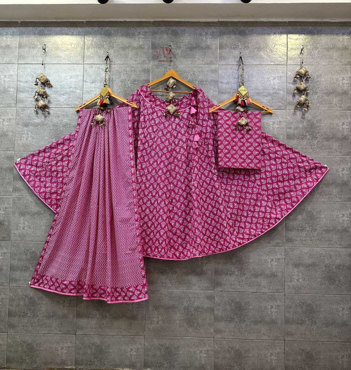 YNF COTTON KESH179 AHB119 LEHENGAS WHOLESALE TRADITIONAL PRINTED CHANIYTA CHOLI LEHENGAS MANUFACTURER