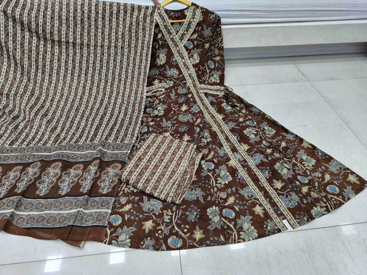 YNF COTTON KESH257 TAC03 WHOLESALE PARTY WEAR PRINTED ANARAKLI GOWNS MANUFACTURER