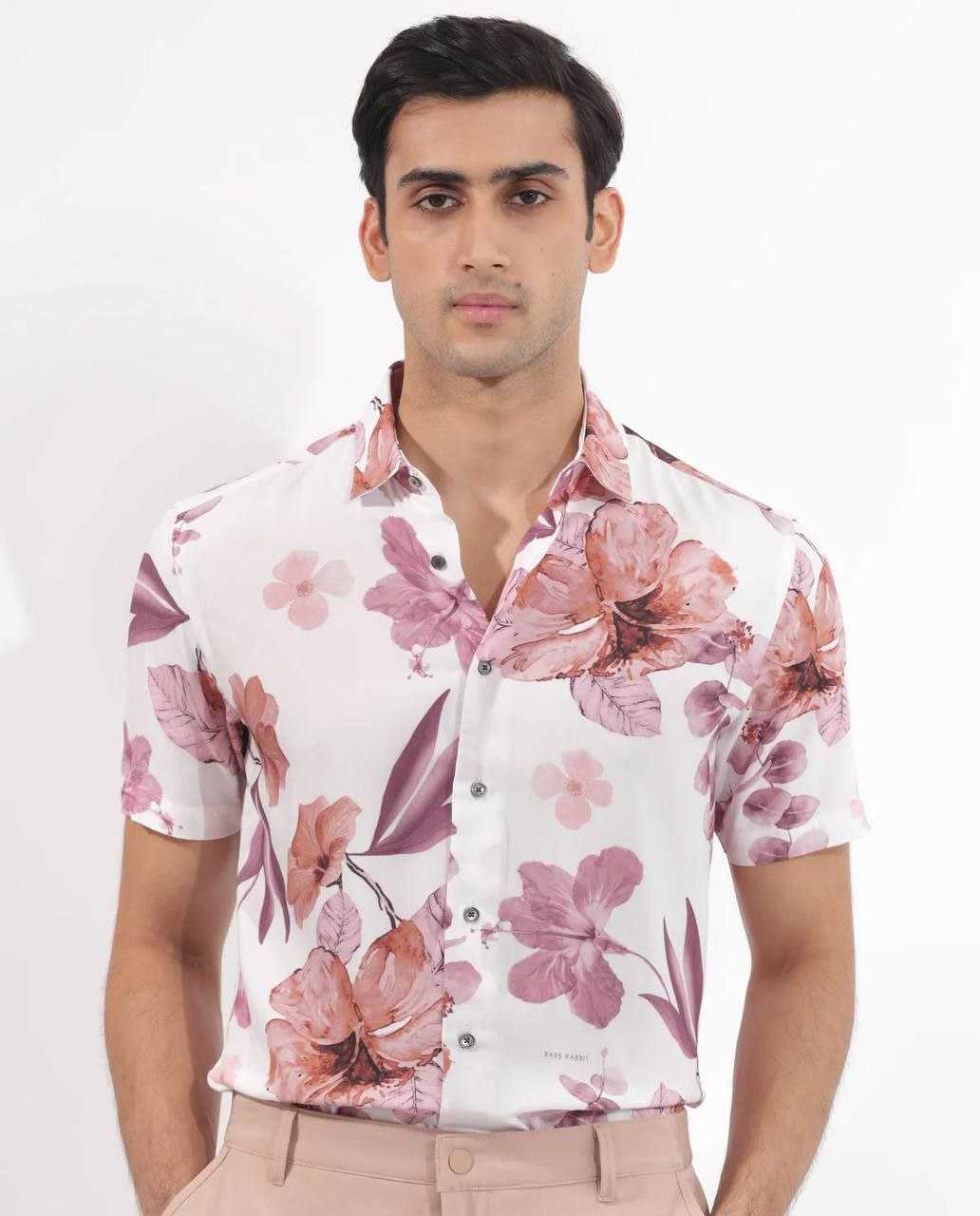 YNF COTTON KESH278 SPS17 KFB Shirt WHOLESALE HALF SLEEVE SPRINTED DESIGNER MENS SHIRT WEAR MANUFACTURER