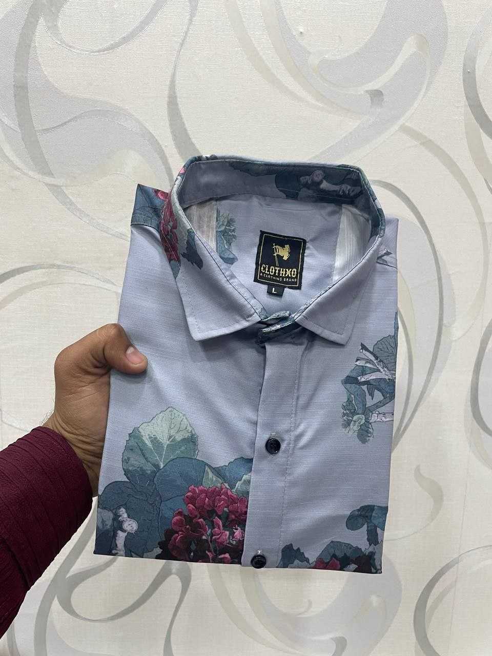 YNF COTTON KESH278 SPS51 KFB Shirt WHOLESALE HALF SLEEVE PRINTED DESIGNER MENS WEAR MANUFACTURER