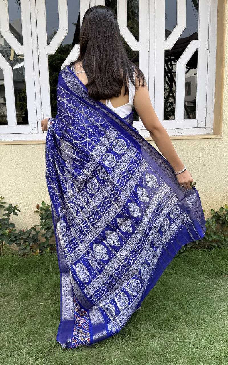 YNF COTTON SILK KESH117 RWC47 SAREES WHOLESALE SILK ZARI BORDER SILK COTTON FESTIVE BLUE SAREES MANUFACTURER