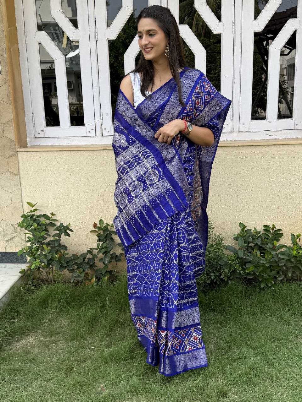 YNF COTTON SILK KESH117 RWC47 SAREES WHOLESALE SILK ZARI BORDER SILK COTTON FESTIVE BLUE SAREES MANUFACTURER