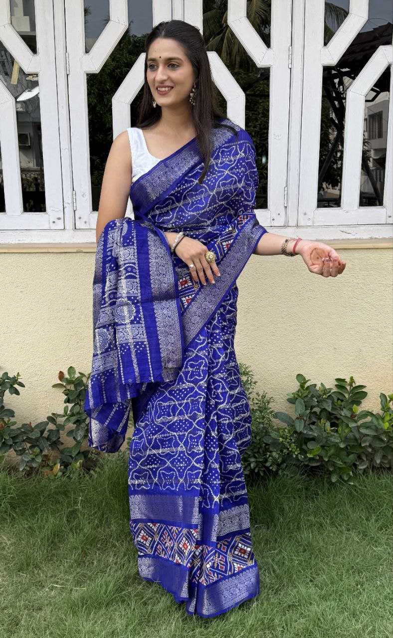 YNF COTTON SILK KESH117 RWC47 SAREES WHOLESALE SILK ZARI BORDER SILK COTTON FESTIVE BLUE SAREES MANUFACTURER