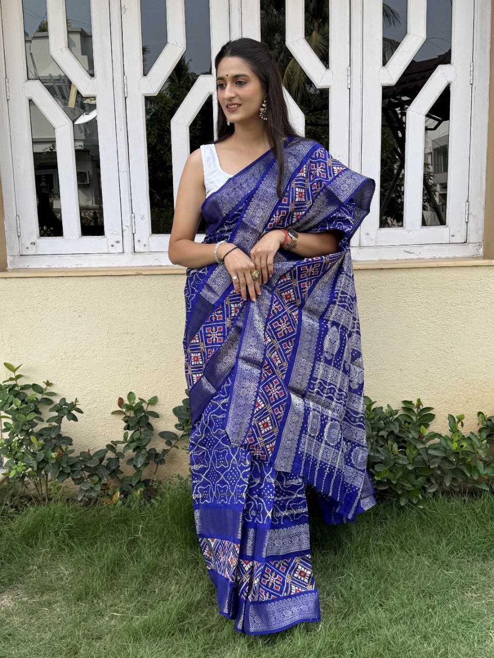 YNF COTTON SILK KESH117 RWC47 SAREES WHOLESALE SILK ZARI BORDER SILK COTTON FESTIVE BLUE SAREES MANUFACTURER