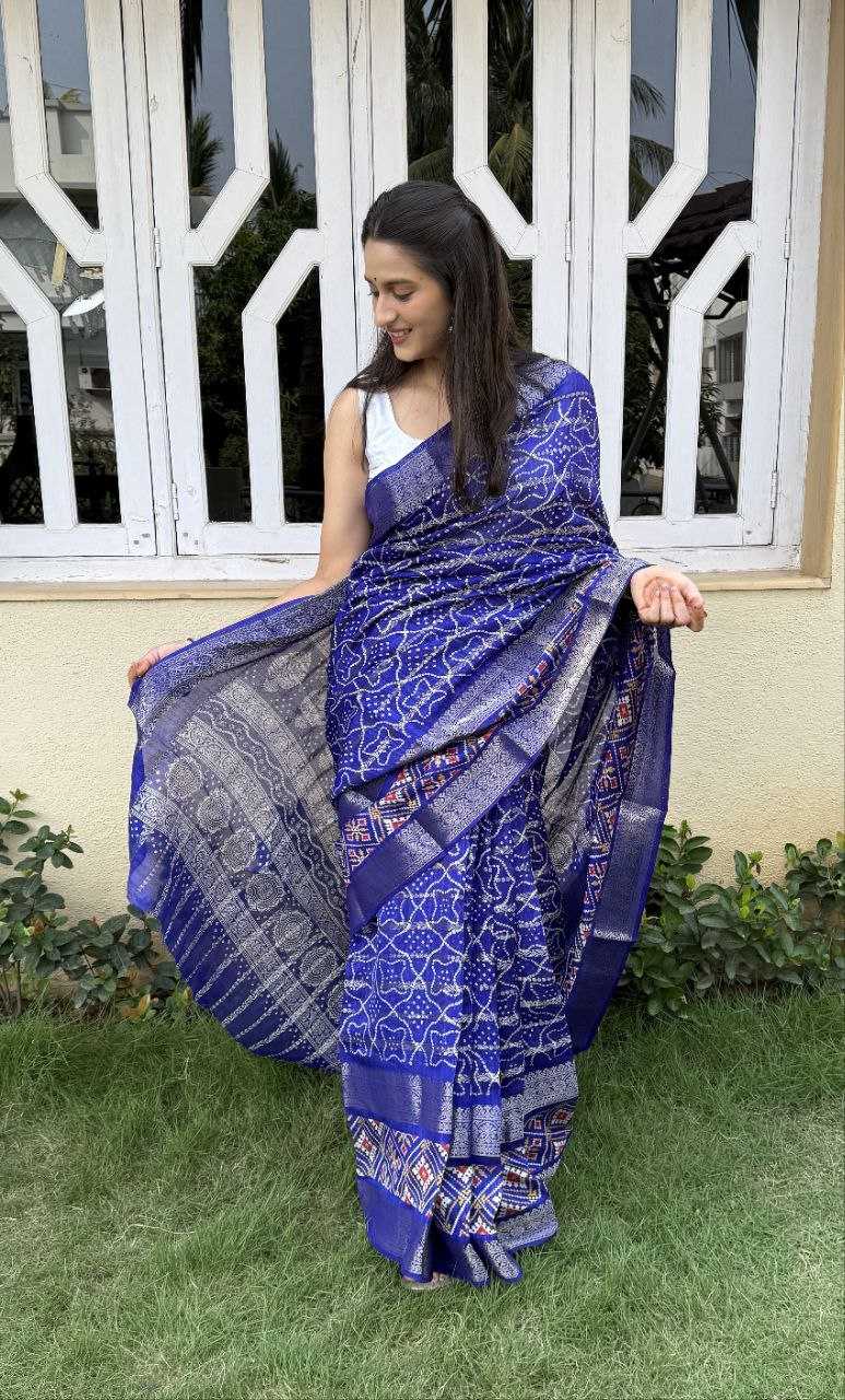 YNF COTTON SILK KESH117 RWC47 SAREES WHOLESALE SILK ZARI BORDER SILK COTTON FESTIVE BLUE SAREES MANUFACTURER