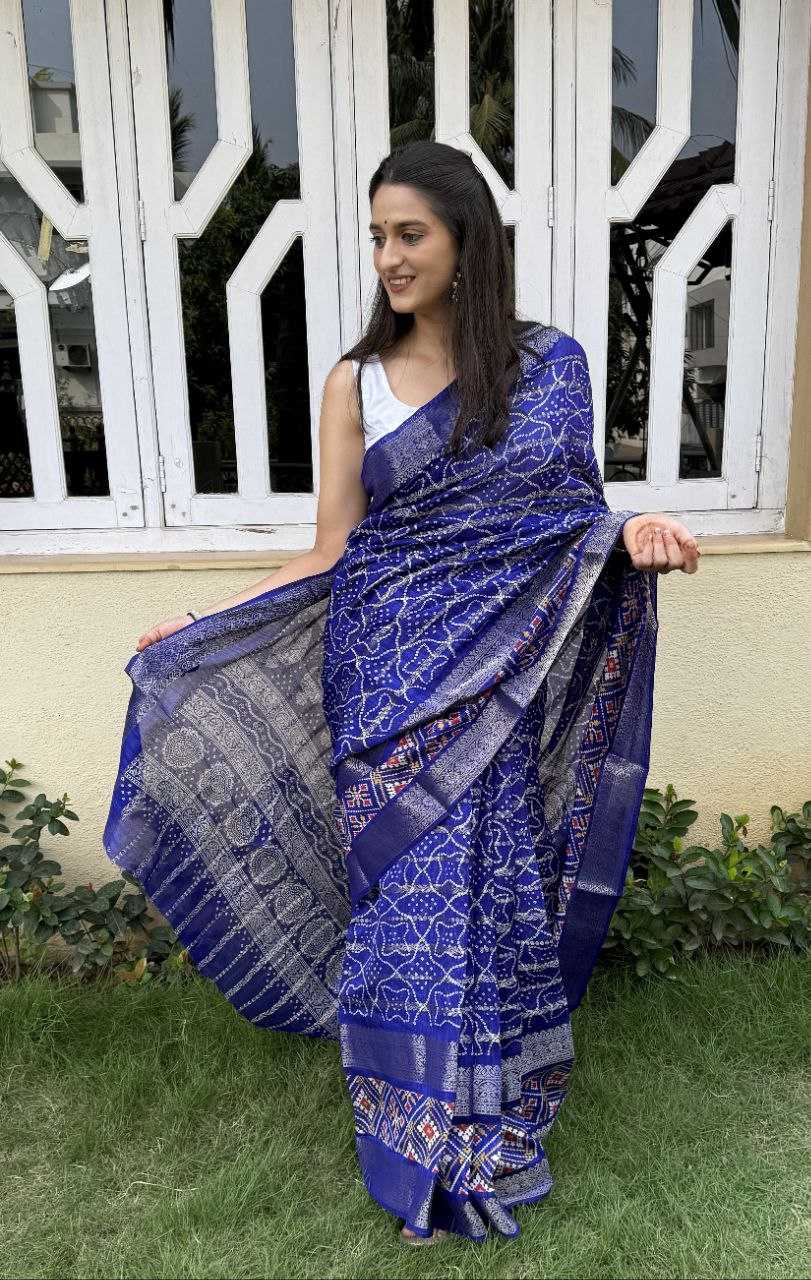 YNF COTTON SILK KESH117 RWC47 SAREES WHOLESALE SILK ZARI BORDER SILK COTTON FESTIVE BLUE SAREES MANUFACTURER