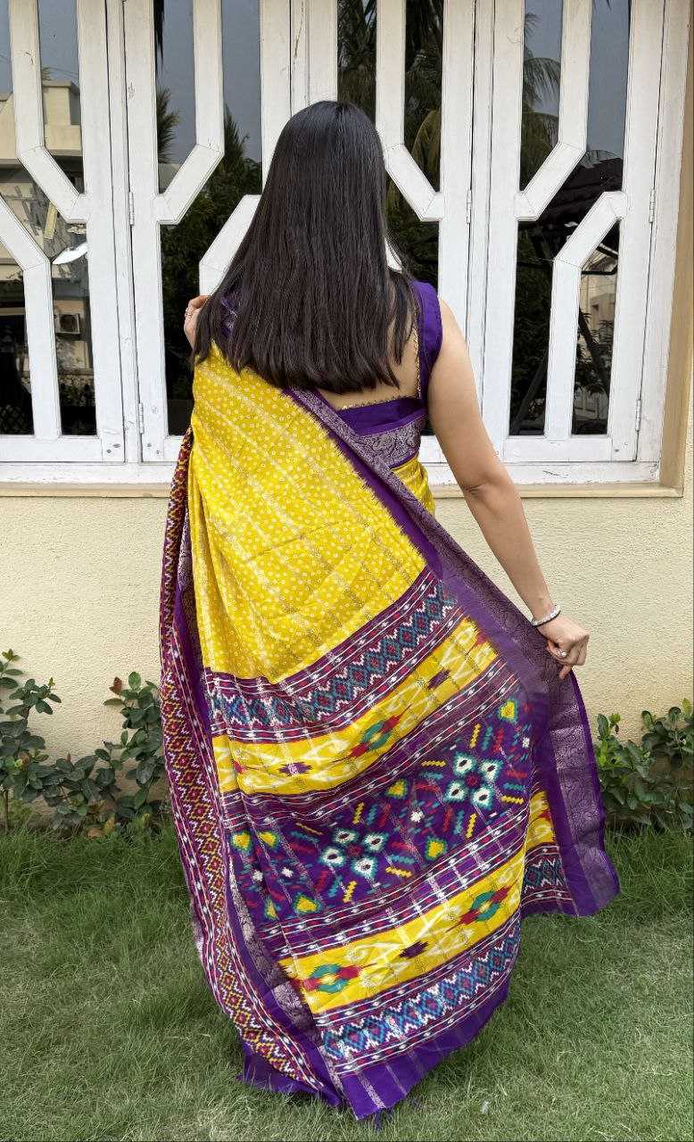 YNF COTTON SILK KESH117 RWC52 SAREES WHOLESALE HALDI OUTFITS COTTON BANDHANI YELLOW SAREES MANUFACTURER