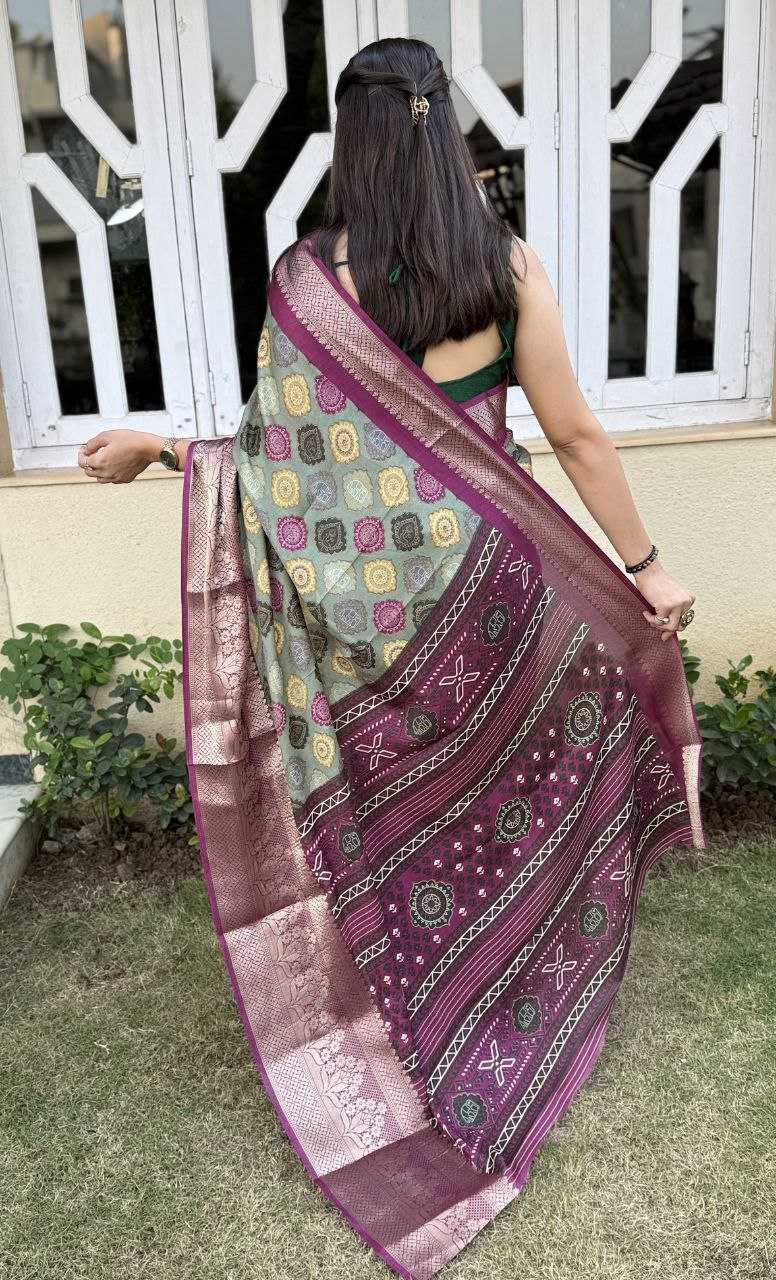 YNF DOLA SILK KESH117 RWC104 SILK SAREES WHOLESALE FESTIVAL SILK DOLA SILK ZARI BORDER SILK PRINTED SILK SAREES MANUFACTURER