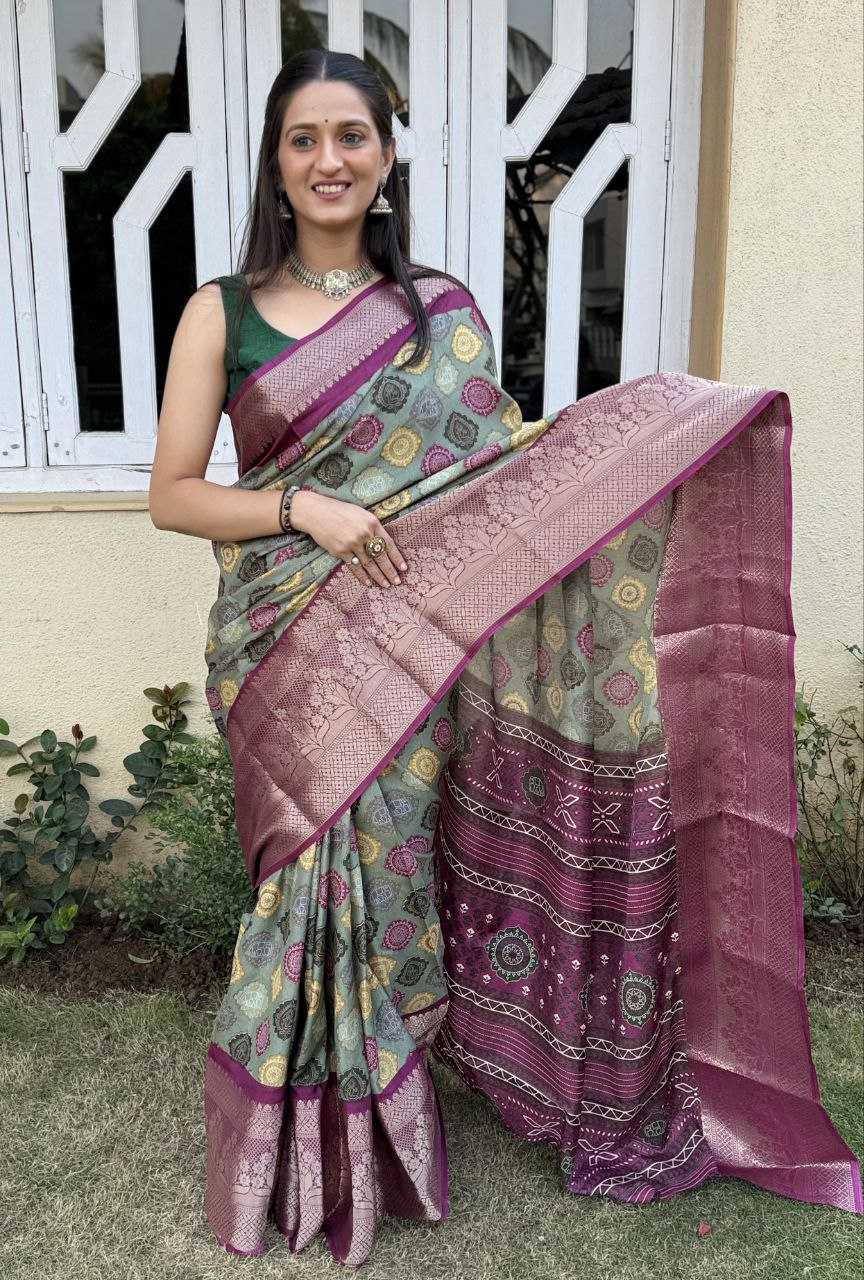 YNF DOLA SILK KESH117 RWC104 SILK SAREES WHOLESALE FESTIVAL SILK DOLA SILK ZARI BORDER SILK PRINTED SILK SAREES MANUFACTURER