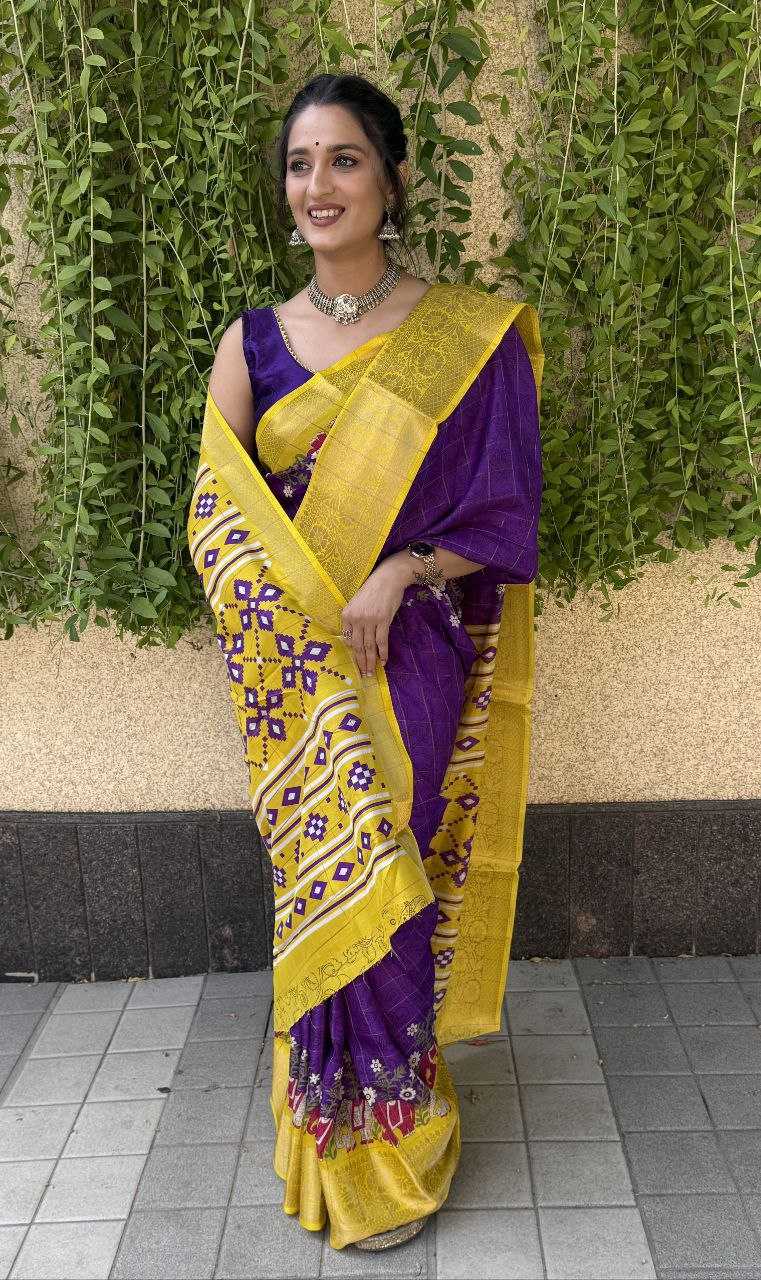 YNF DOLA SILK KESH117 RWC74 SILK SAREES WHOLESALE DOLA SILK PURE ZARI SILK PURPLE SILK SAREES MANUFACTURER