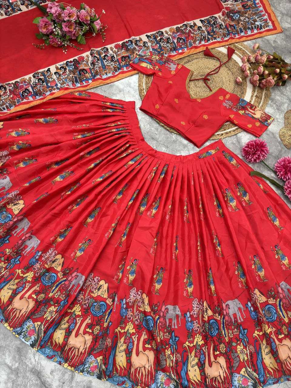 YNF DOLA SILK KESH188 9244 LEHENGAS WHOLESALE SILK WEDDING PRINTED LEHENGAS WITH DUPATTA AND BLOUSE MANUFACTURER