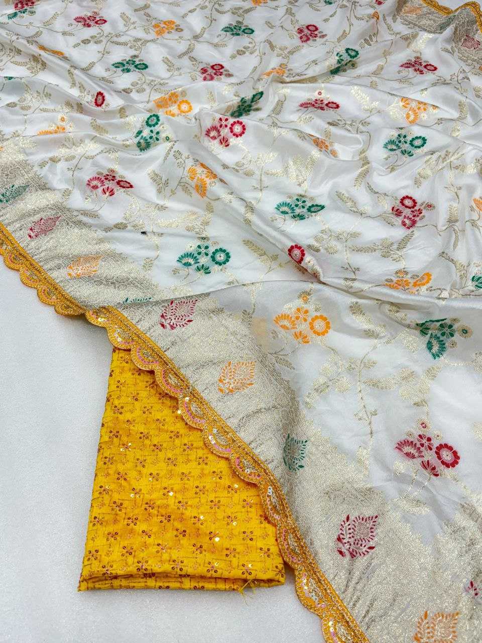 YNF DOLA SILK KESH213 RIF18 SILK SAREES WHOLESALE TRADITIONAL EMBROIDERY DOLA SOFT SILK SAREES MANUFACTURER