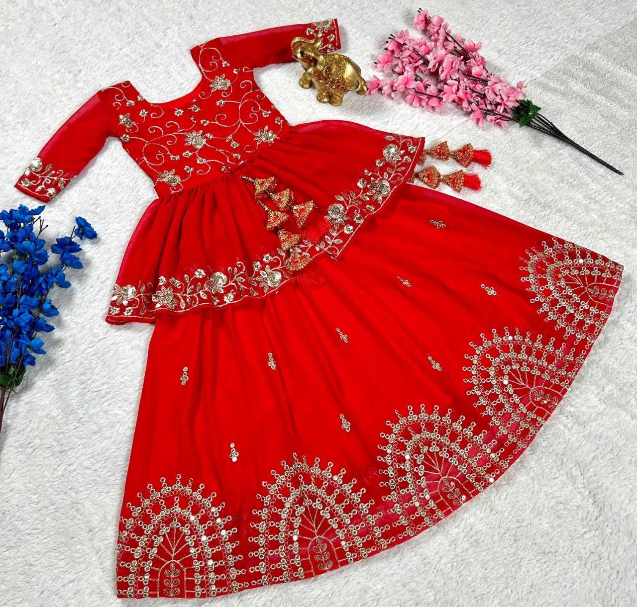 YNF GEORGETTE KESH109 RRK108 KIDS WEAR WHOLESALE KIDS LEHENGA KIDS TRADITIONAL OUTFITS LEHENGA CHOLI KIDS FESTIVE WEAR KIDS WEDDING OUTFITS MANUFACTURER