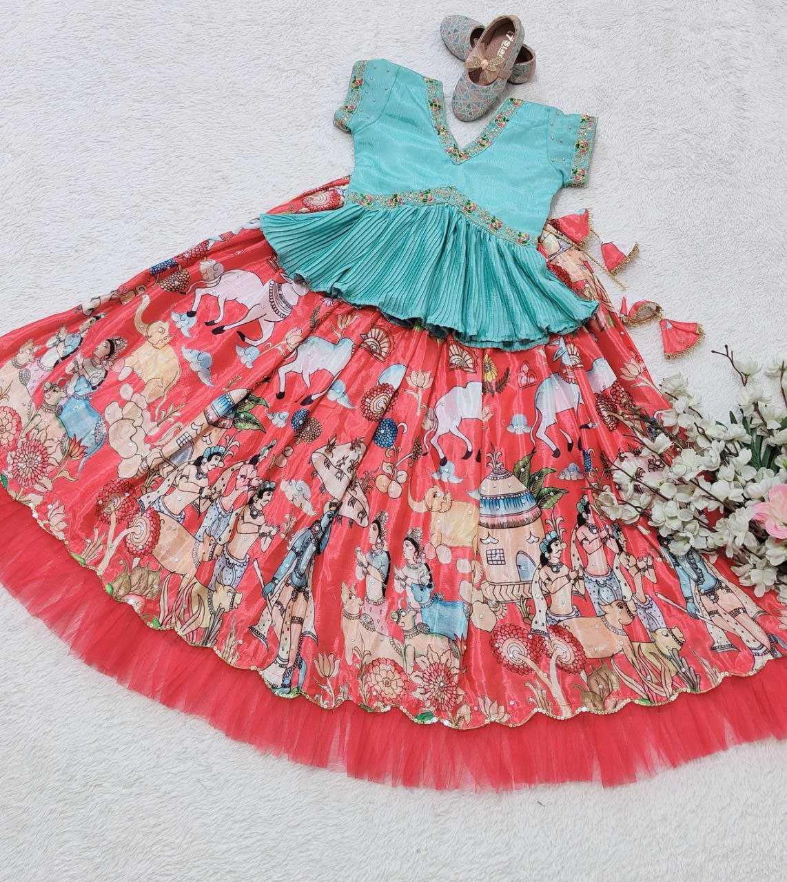 YNF GEORGETTE KESH168 MNT47 KIDS WEAR WHOLESALE KIDS LEHENGA KIDS TRADITIONAL OUTFITS KIDS LEHENGA CHOLI KIDS FESTIVE WEAR KIDS WEDDING OUTFITS MANUFACTURER