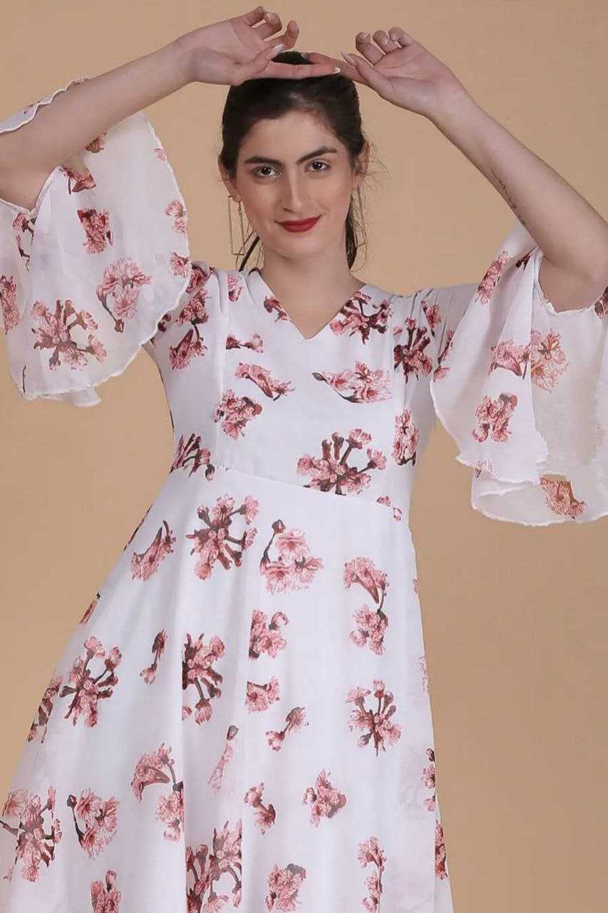 YNF GEORGETTE KESH268 VCR108 KURTIS WHOLESALE FANCY PARTY WEAR PRINTED GEORGEETE KURTIS MANUFACTURER