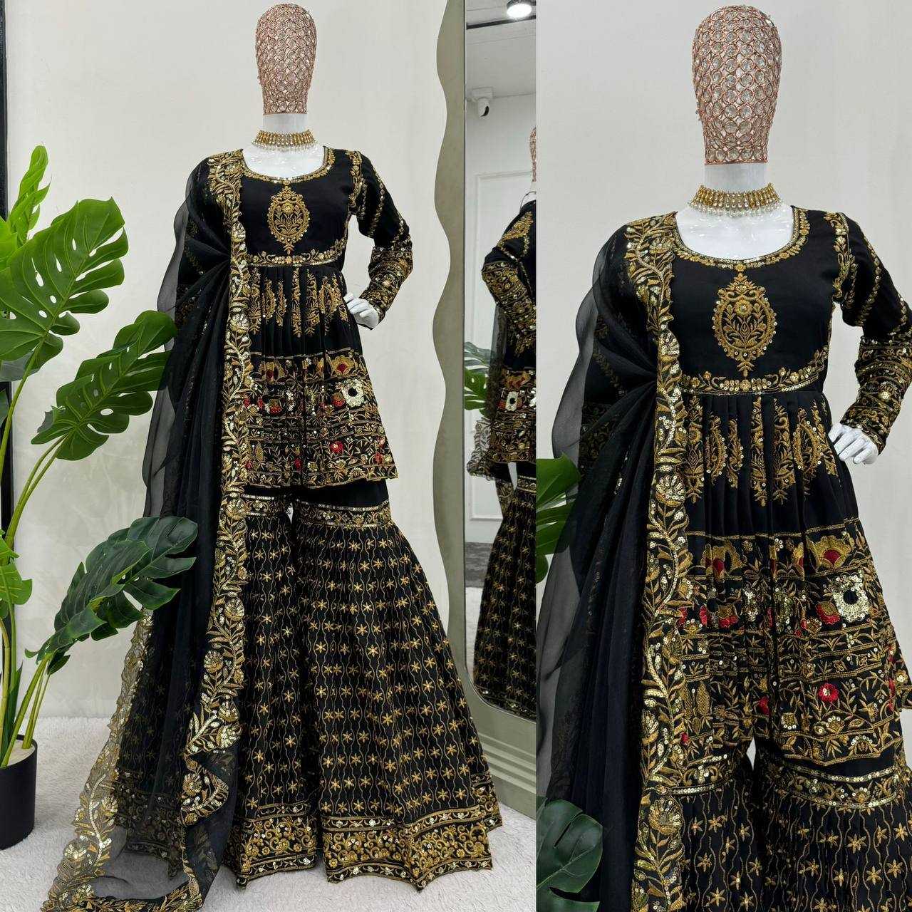 YNF GEORGETTE RIN169 5787 SUITS & DRESSES SHARARA SALWAR GEORGETTE PAKISTANI WEDDING LADIES SUITS MANUFACTUR