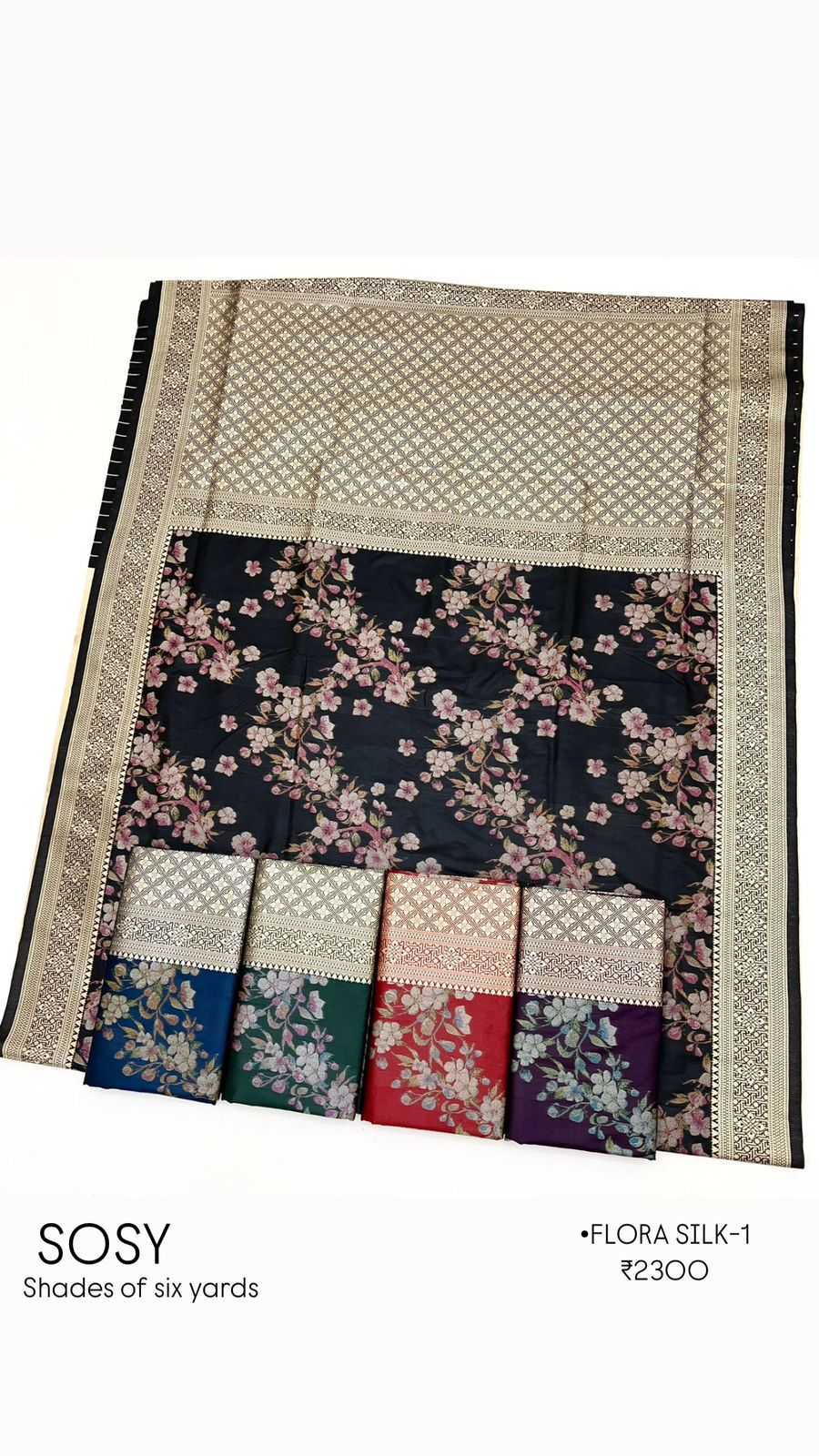 YNF HANDLOOM SILK SOSY KESH113 Flora Silk CLOTHING BRANDS WHOLESALE SAREES MANUFACTURER