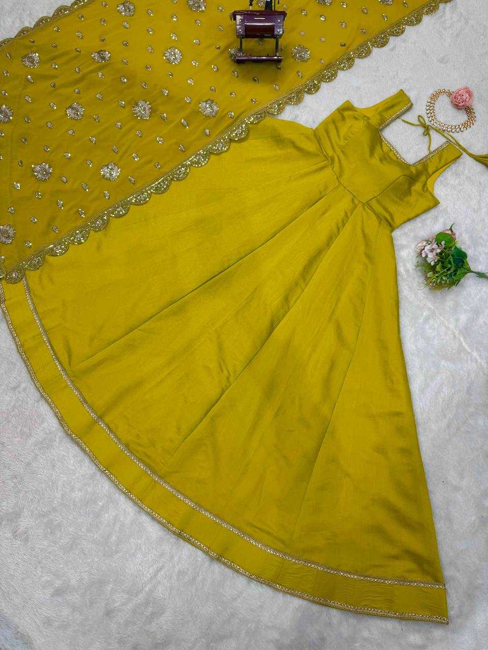 YNF HEAVY ROMAN SILK RIN133 1489 GOWNS WHOLESALE WEDDING ANARKALI SILK GOWNS MANUFACTURER