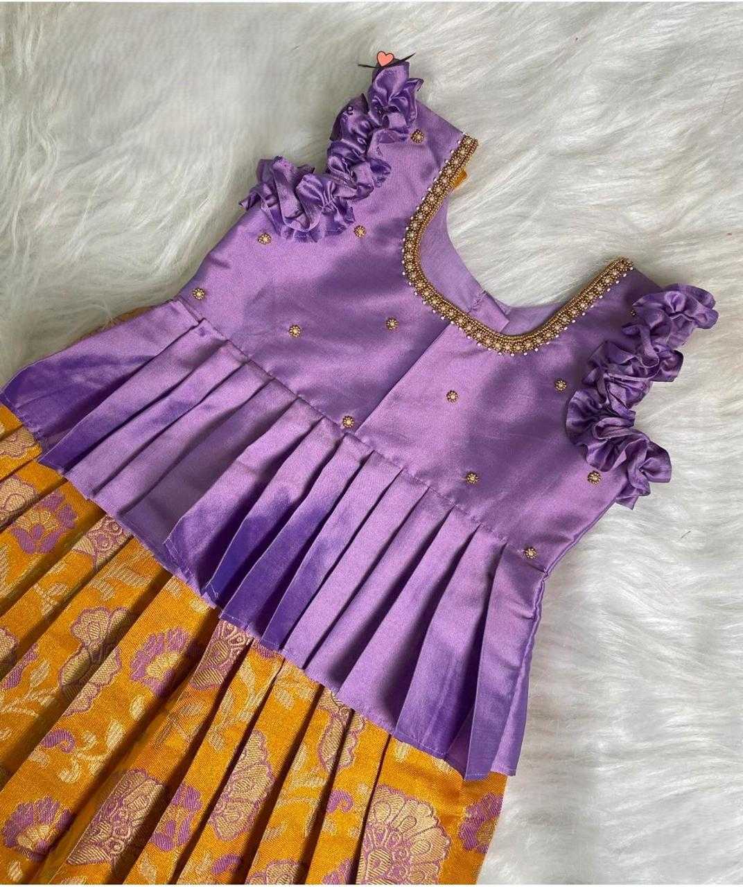 YNF KANJIVARAM SILK RIN192 8055 KIDS WEAR WHOLESALE KIDS GOWNS KIDS TRADITIONAL OUTFITS KIDS ETHNIC GOWNS KIDS FESTIVE WEAR MANUFACTURER