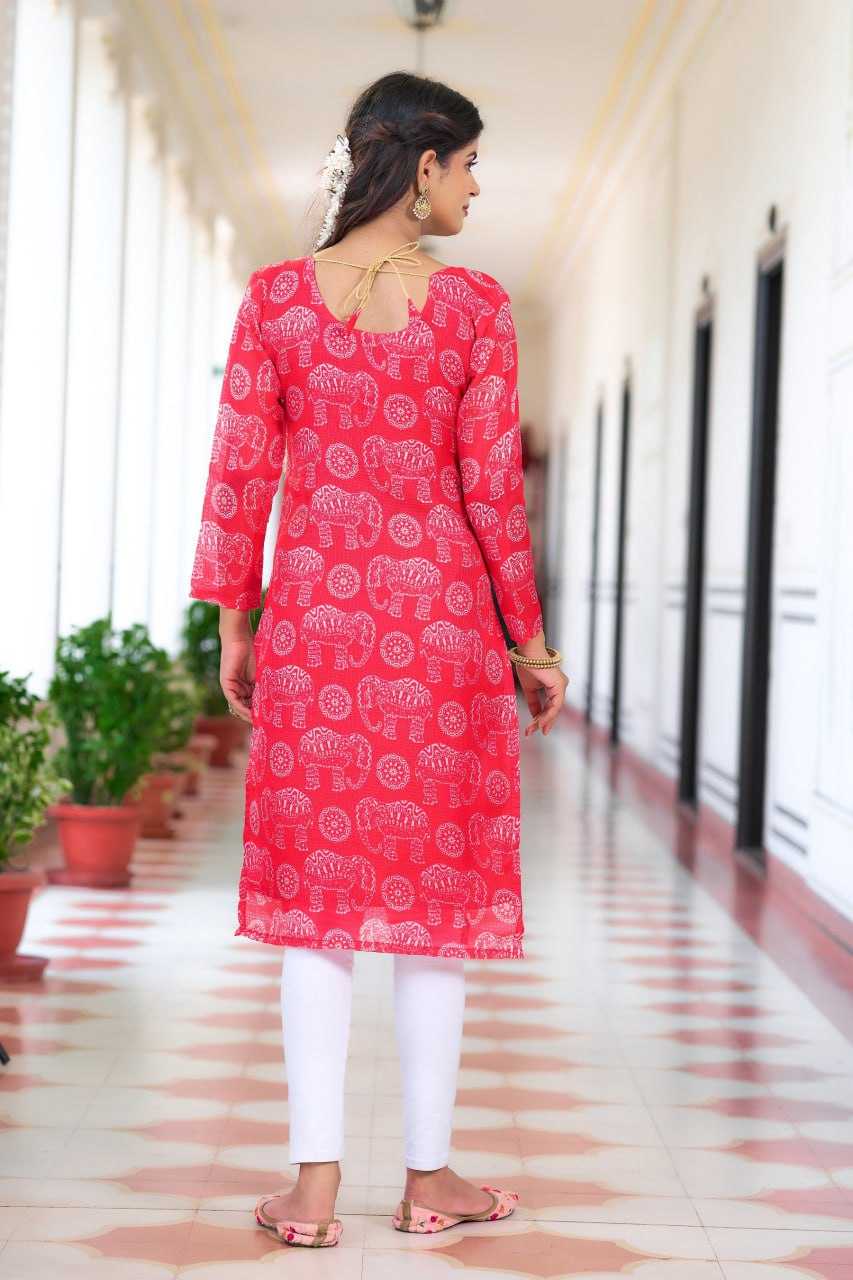 YNF KOTA CHEX KESH243 1033 KURTIS WHOLESALE CASUAL FULL SLEEVE PINK KURTIS MANUFACTURER