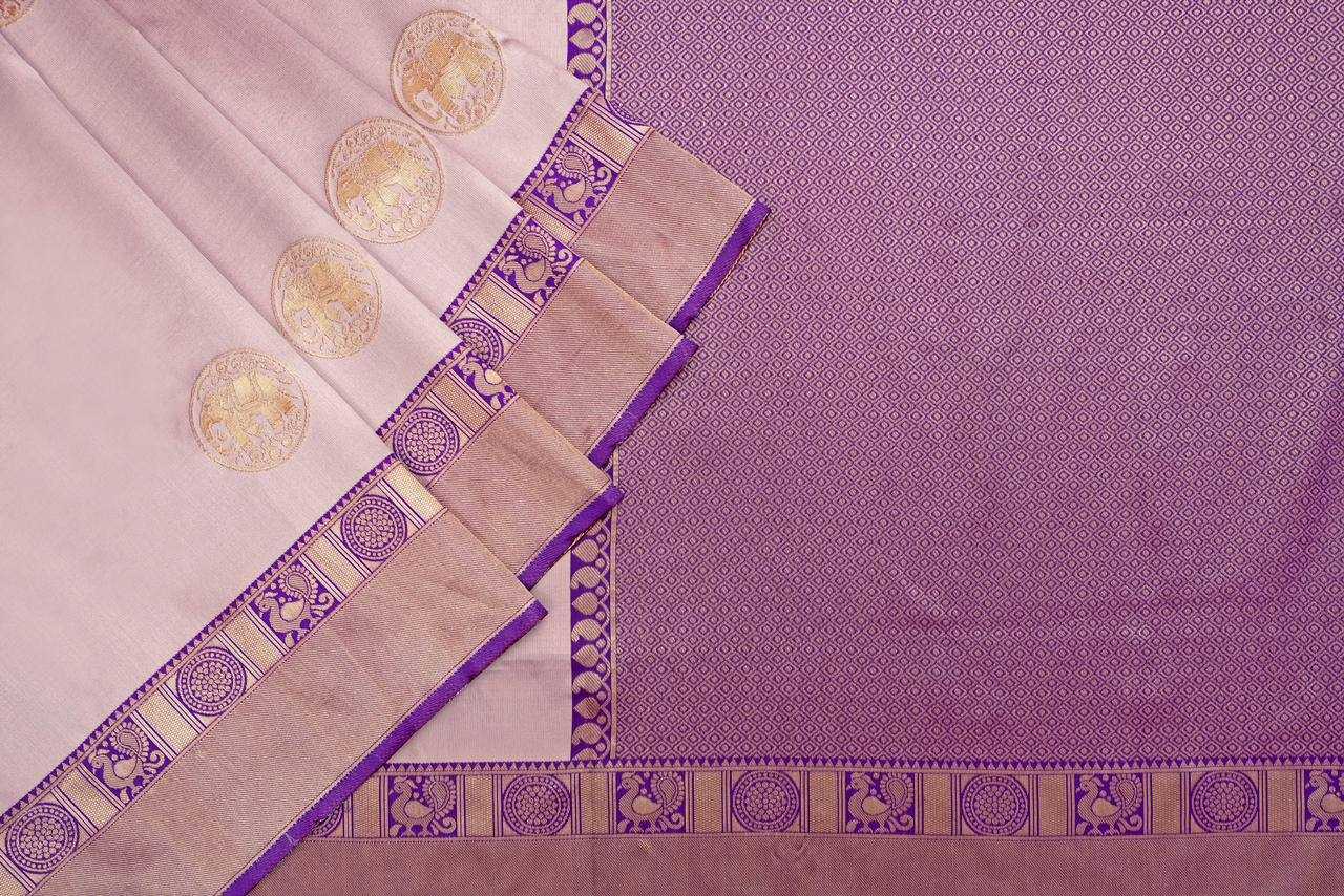 YNF LICHI SILK RIN179 775 SILK SAREES WHOLESALE BANARASI SILK ZARI BORDER SILK PURPLE SILK SAREES MANUFACTURER