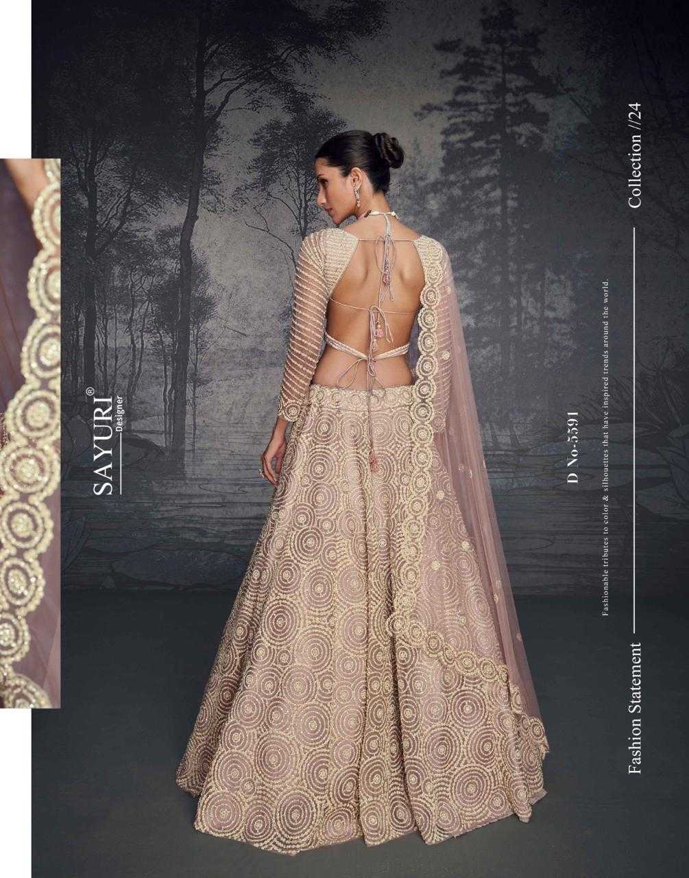 YNF NET SAYURI KESH233 PRESENT 5591 CLOTHING BRANDS WHOLESALE LEHENGA MANUFACTURER