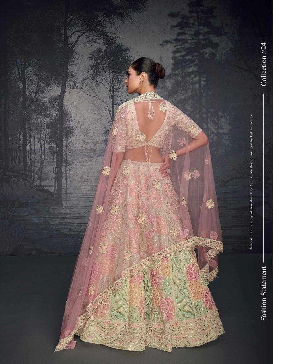 YNF NET SAYURI KESH233 PRESENT 5593 CLOTHING BRANDS WHOLESALE LEHENGA MANUFACTURER