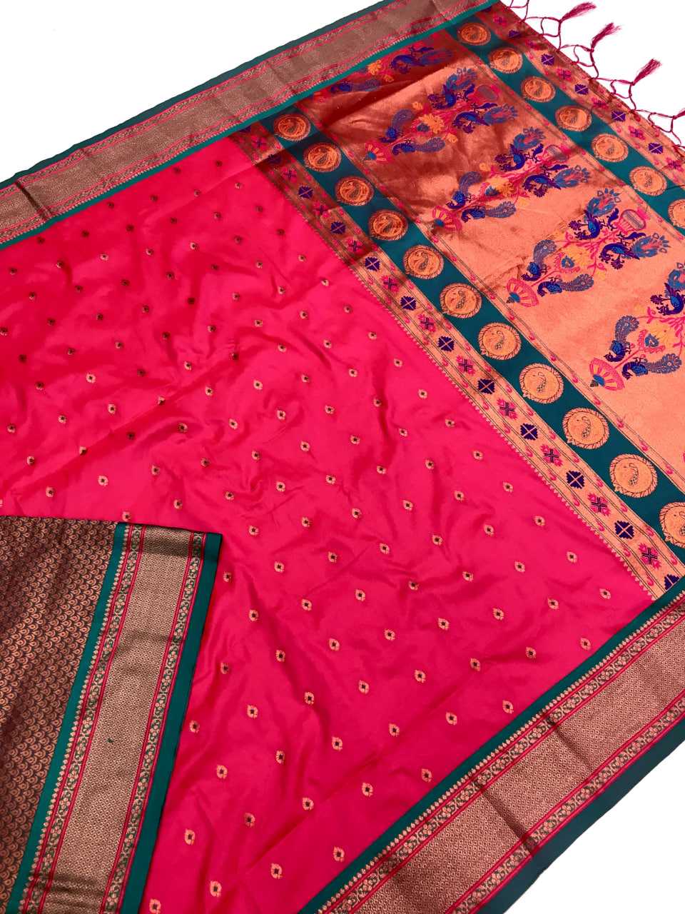 YNF PAITHANI SILK KESH182 Rumion SILK SAREES WHOLESALE PAITHANI SILK TRADITIONAL SILK ZARI BORDER SILK KANJIVARAM SILK SAREES MANUFACTURER