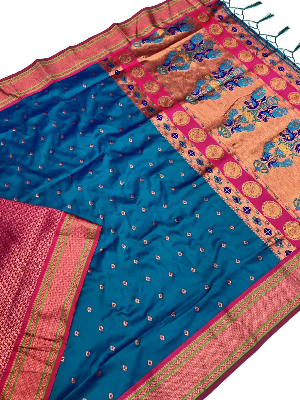 YNF PAITHANI SILK KESH182 Rumion SILK SAREES WHOLESALE PAITHANI SILK TRADITIONAL SILK ZARI BORDER SILK KANJIVARAM SILK SAREES MANUFACTURER