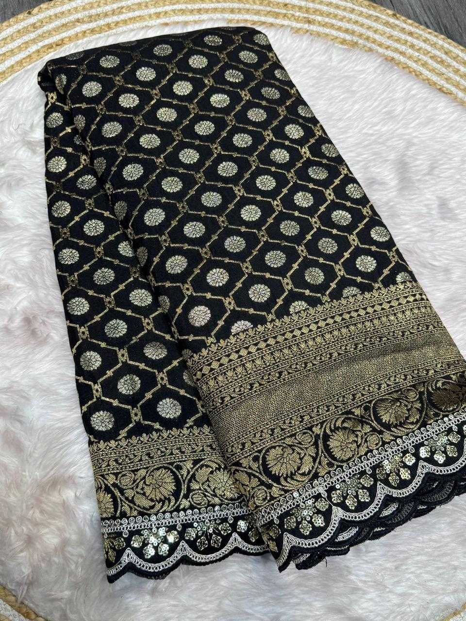 YNF PURE CREPE KESH101 ANT152 SILK SAREE WHOLESALE LADIES ZARICREPE SILK SAREE MANUFACTURER