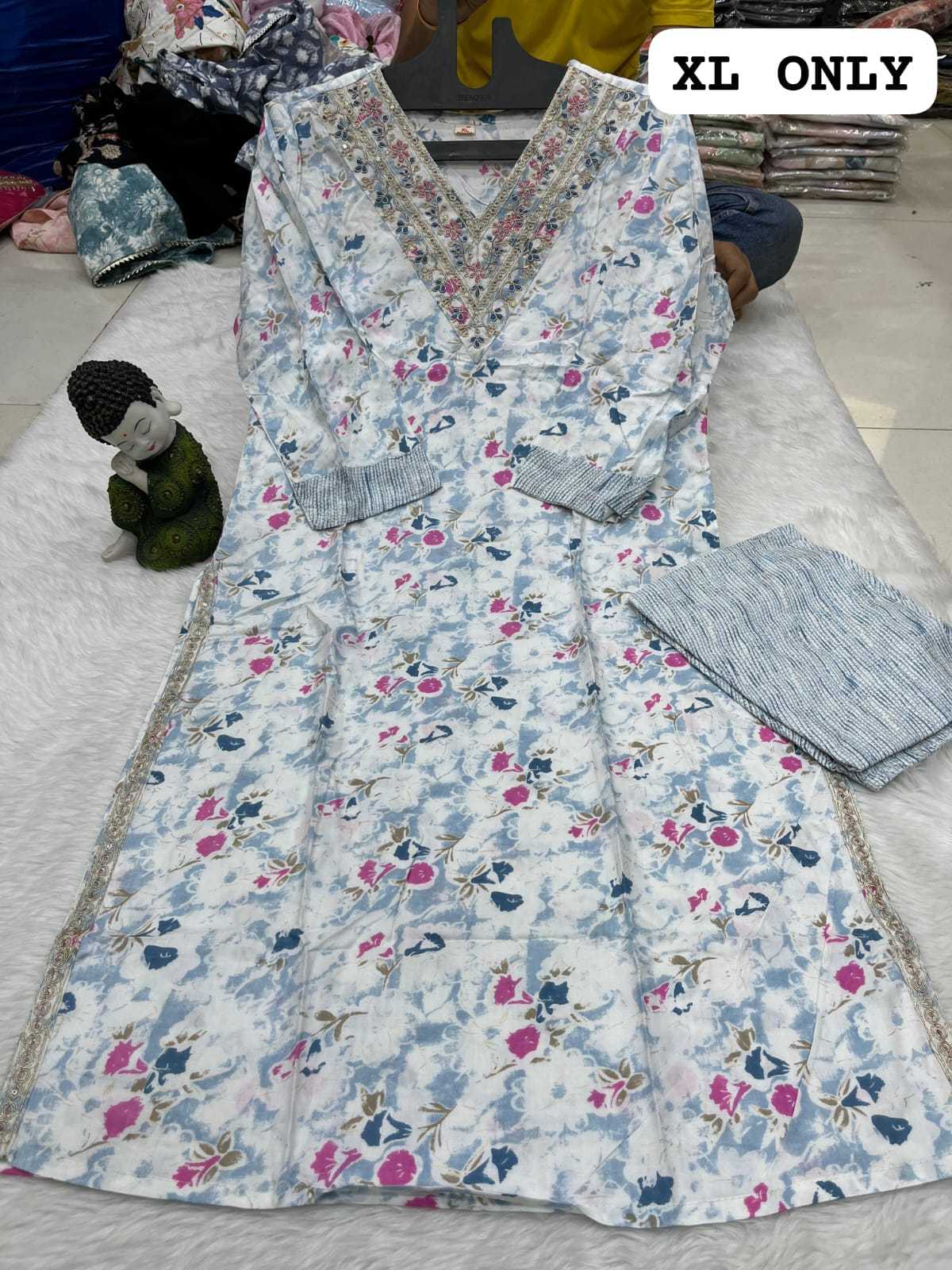 YNF REYON COTTON KESH258 VDA93 SUITS & DRESSES WHOLESALE KASHMIRI PRINTED COTTON SUITS & DRESSES MANUFACTURER.