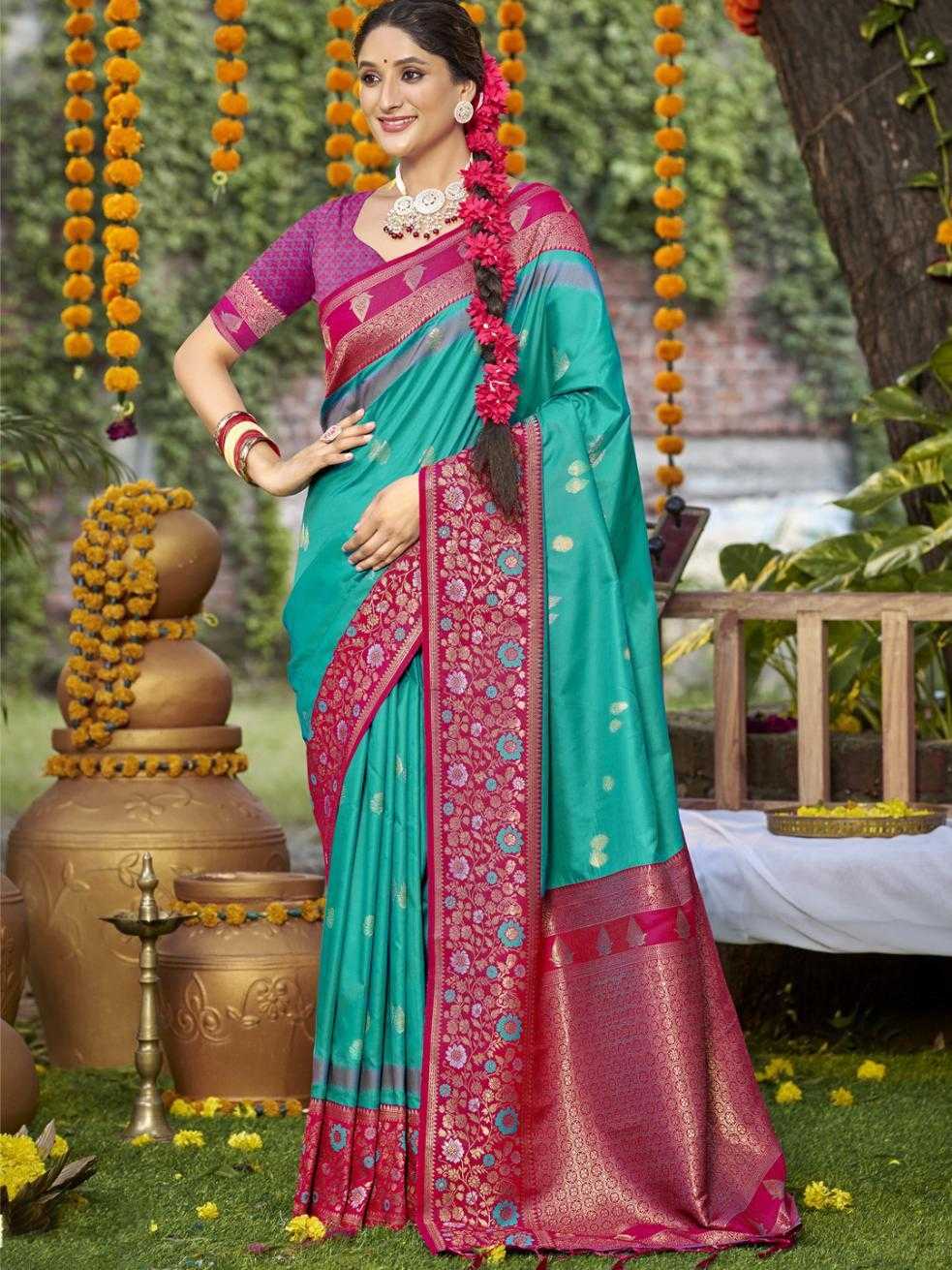 YNF SILK BUNAWAT RIN195 Pratima Silk CLOTHING BRANDS WHOLESALE SAREES MANUFACTURER