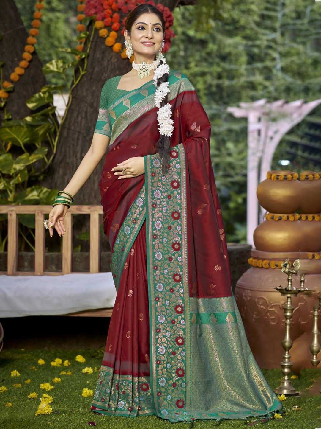 YNF SILK BUNAWAT RIN195 Pratima Silk CLOTHING BRANDS WHOLESALE SAREES MANUFACTURER