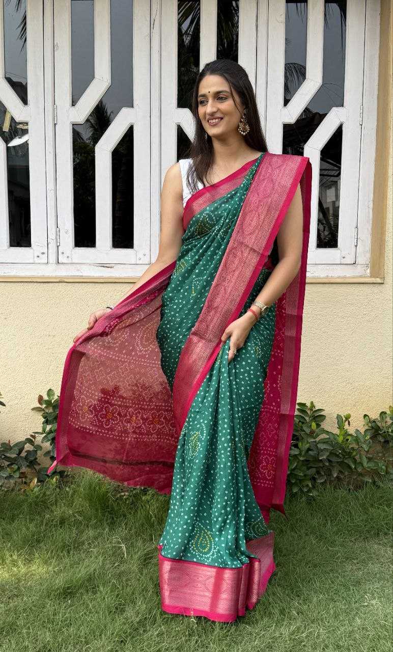 YNF SILK KESH117 RWC39 SAREES WHOLESALE SILK ZARI BORDER BANDHANI WEDDING OUTFITS SAREES MANUFACTURER