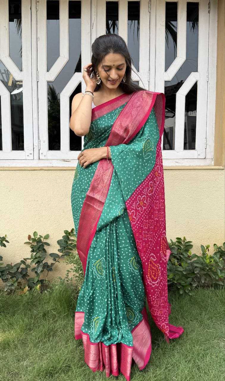 YNF SILK KESH117 RWC39 SAREES WHOLESALE SILK ZARI BORDER BANDHANI WEDDING OUTFITS SAREES MANUFACTURER