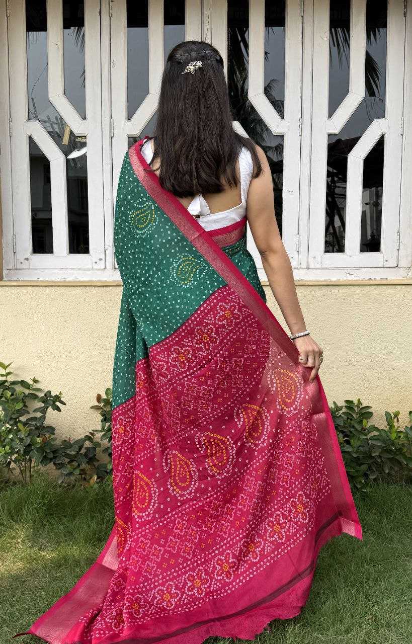 YNF SILK KESH117 RWC39 SAREES WHOLESALE SILK ZARI BORDER BANDHANI WEDDING OUTFITS SAREES MANUFACTURER