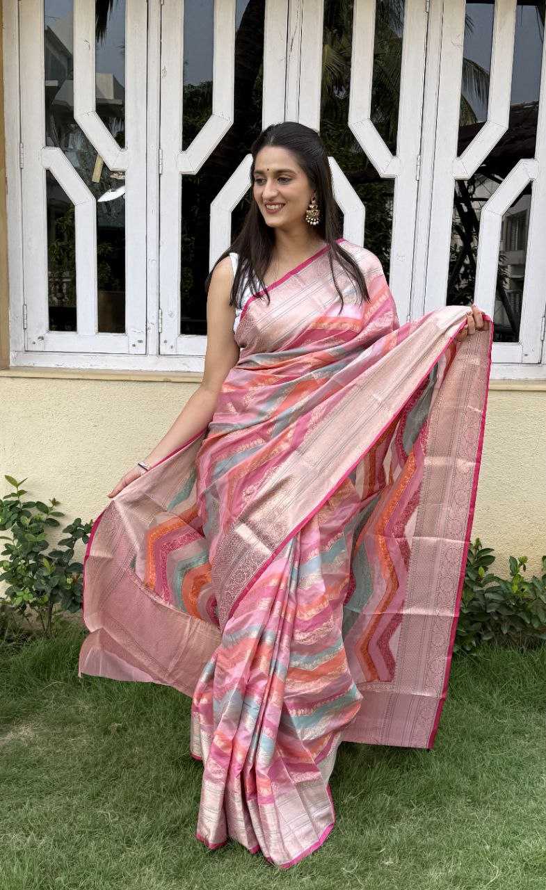 YNF SILK KESH117 RWC48 SAREES WHOLESALE SILK ZARI BORDER LEHERIYA WEDDING OUTFITS SAREES MANUFACTURER