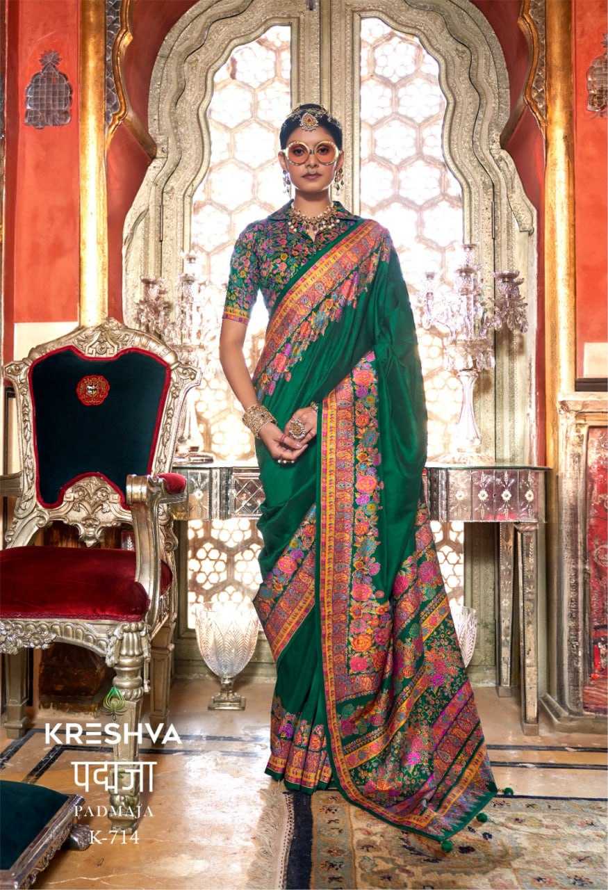 YNF SILK KRESHVA RIN195 Padmaja CLOTHING BRANDS WHOLESALE SAREE MANUFACTURER